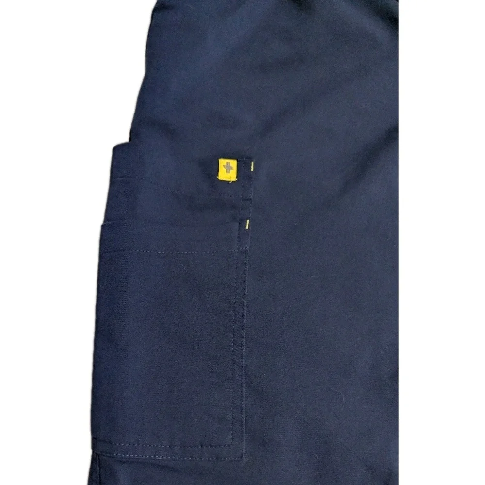 FIGS Scrub Pants Men's Small Navy Blue‎ Drawstring Medical Workwear